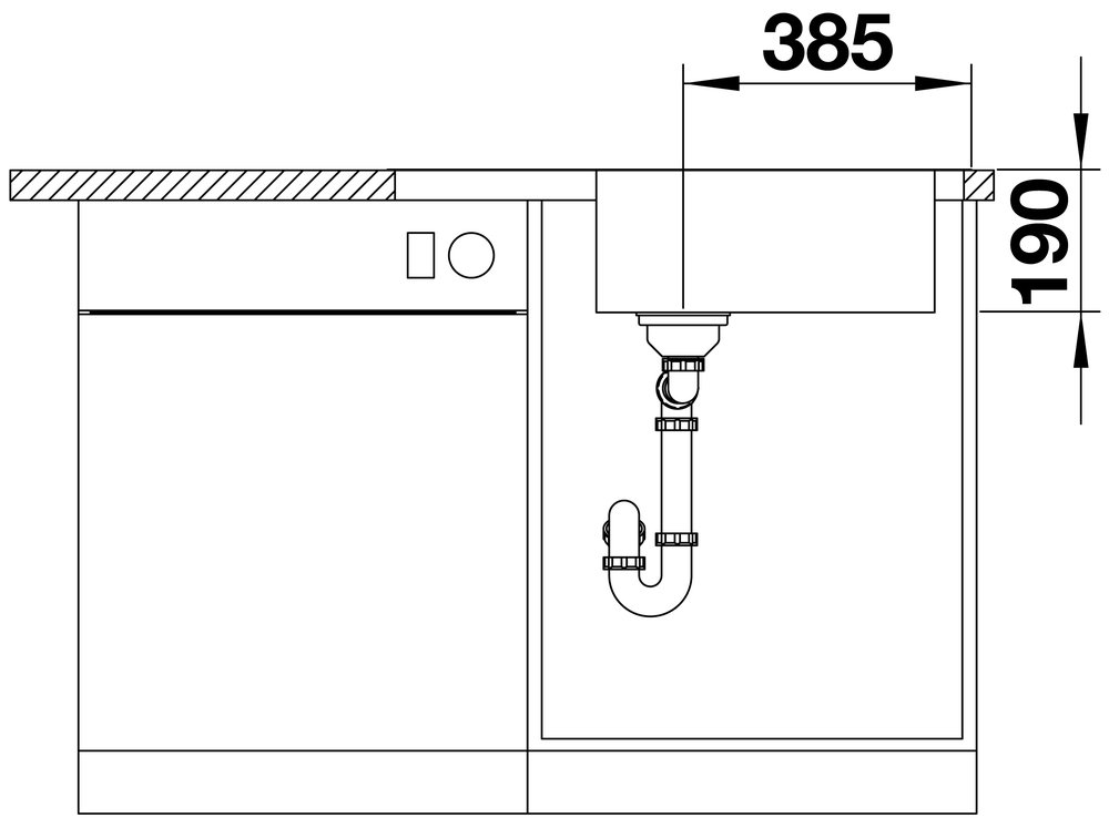 Кухонная мойка Blanco Dinas XL 6 S Compact 525121